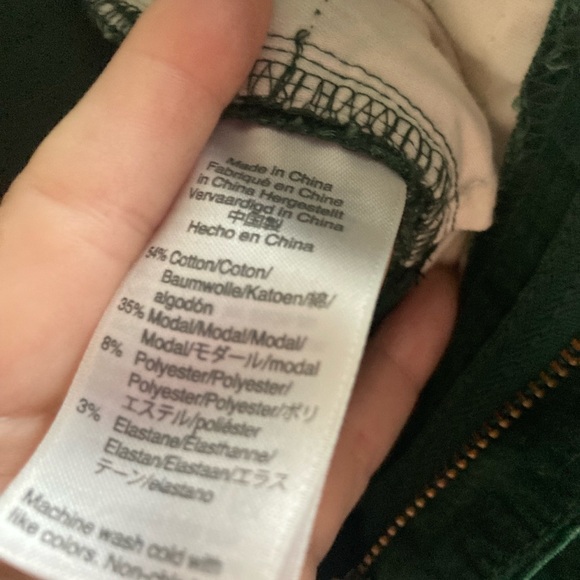 Green Velvet J Crew Jeans - Picture 12 of 13
